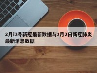 2月i3号新冠最新数据与2月2日新冠肺炎最新消息数据