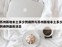 苏州新增本土多少例病例与苏州新增本土多少例病例最新消息