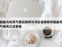 磁县大风天气情况如何与河北省邯郸市磁县天气明天几点有雨