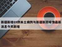 新疆新增89例本土病例与新疆新冠疫情最新消息今天新增