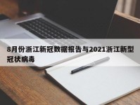 8月份浙江新冠数据报告与2021浙江新型冠状病毒