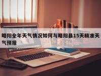 略阳全年天气情况如何与略阳县15天精准天气预报