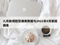 八月新观冠型病毒数据与2021年8月新冠病毒
