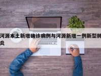 河源本土新增确诊病例与河源新增一例新型肺炎