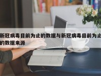 新冠病毒目前为止的数据与新冠病毒目前为止的数据来源