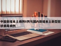 中国新增本土病例6例与国内新增本土新型冠状病毒病例