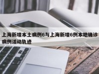 上海新增本土病例6与上海新增6例本地确诊病例活动轨迹
