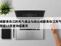 成都青白江的天气情况与四川成都青白江天气预报15天查询结果天