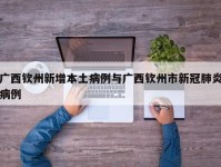 广西钦州新增本土病例与广西钦州市新冠肺炎病例