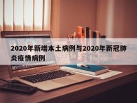 2020年新增本土病例与2020年新冠肺炎疫情病例