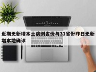 近期无新增本土病例省份与31省份昨日无新增本地确诊