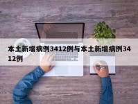 本土新增病例3412例与本土新增病例3412例